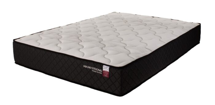 Colchon 1 Plaza Resortes Alto Confort 90 cm  modelo miami strong