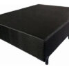 Box Base Cama 2 Plazas Parrilla Entera Patas De Madera