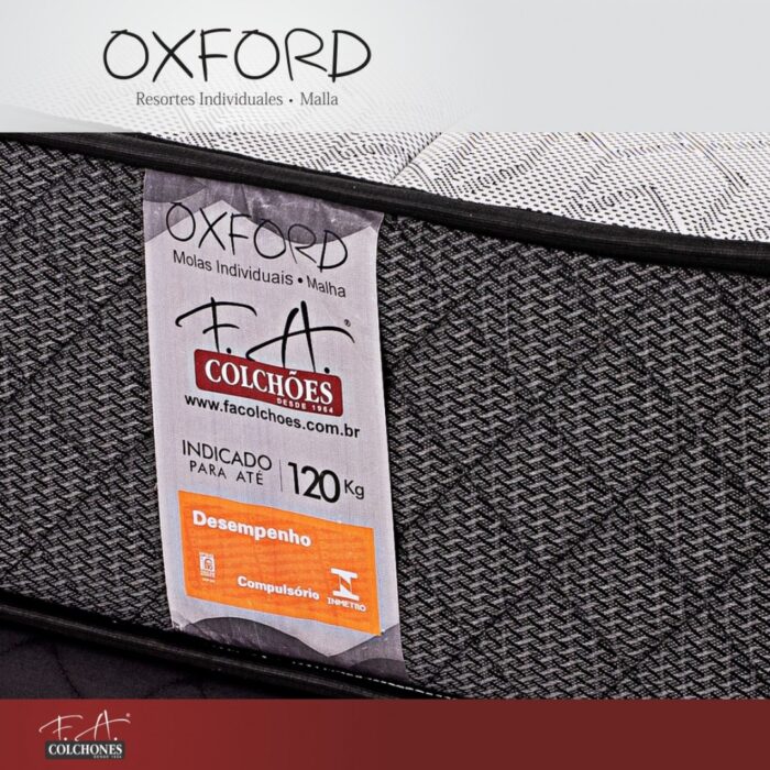 COLCHON OXFORD 1 PLAZA 80X190 RESORTES 120 K - Imagen 5