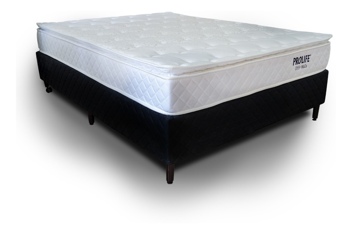 sommier 1 plaza densidad 33 certificada con pillow top Colchoneriaweb